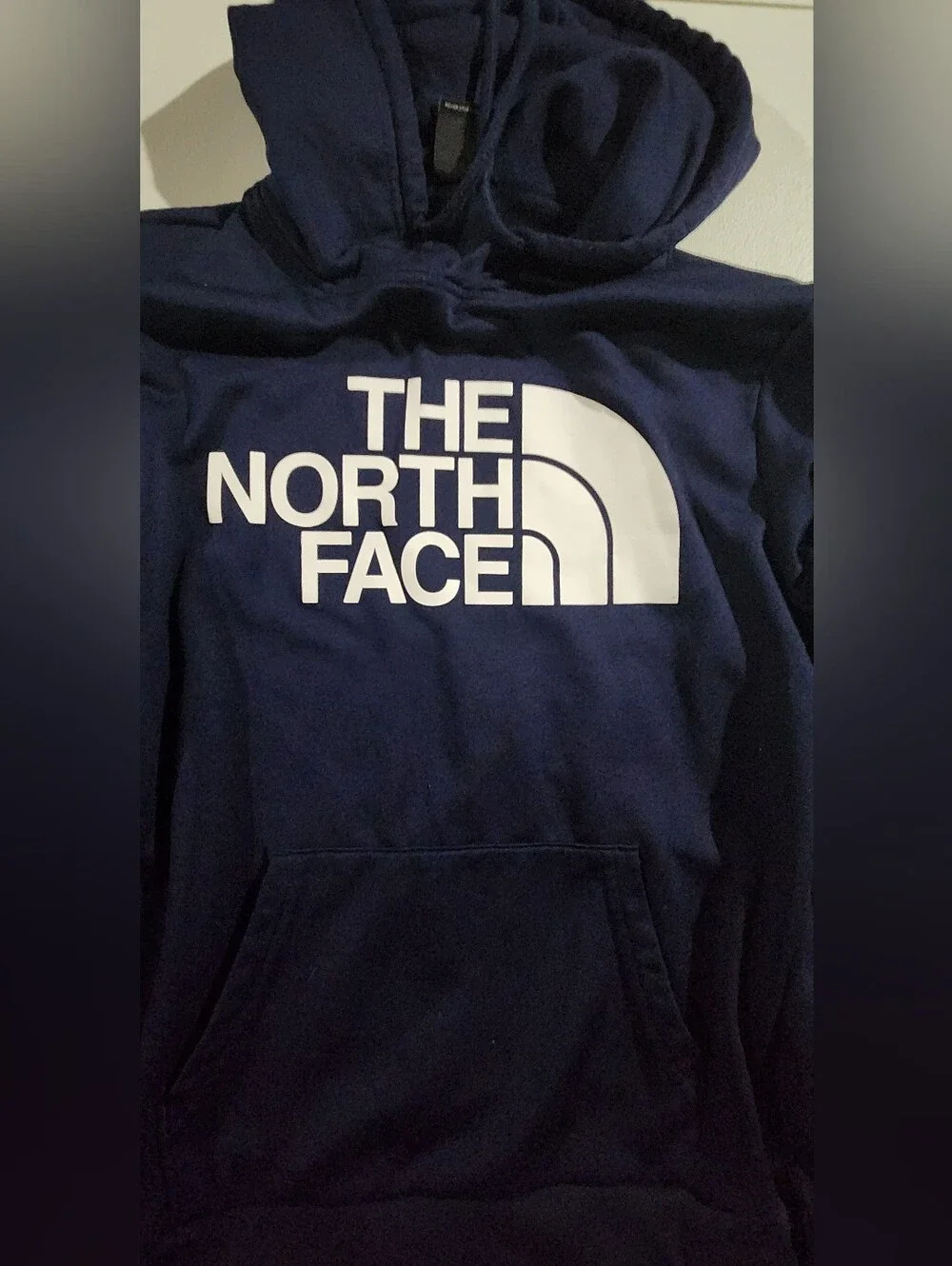 The North Face Mens' Navy Logo Hoodie Size Small